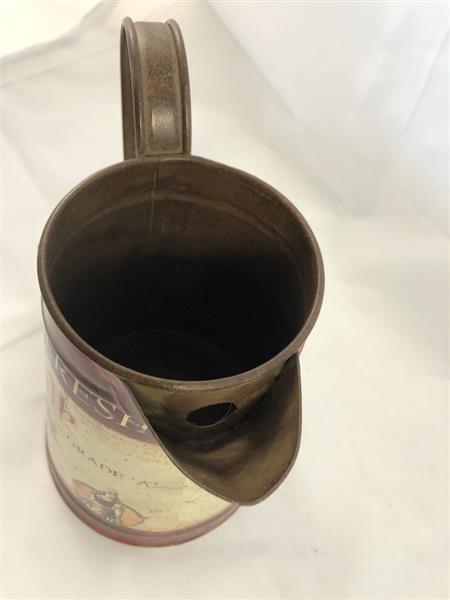 Grote foto vintage melkkan met koe dairy fresh tuin en terras tuindecoratie