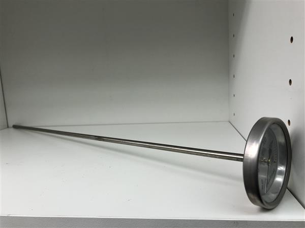 Grote foto thermometer van 0 tot 500 graden celsius rvs tuin en terras buitenkeukens