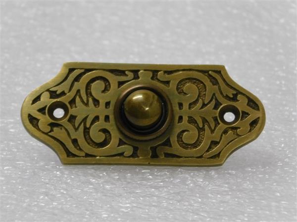 Grote foto deurbel antiek messing drukbel doe het zelf en verbouw materialen en producten