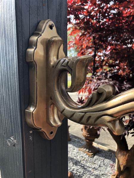 Grote foto buitenlamp geheel koper glas koperen wandlamp rustieke buitenlamp buiten wandlamp voordeur top k tuin en terras verlichting