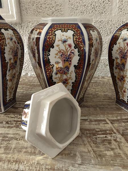 Grote foto unieke porseleinen vazen set van bing grondahl de kenner weet het tuin en terras tuindecoratie