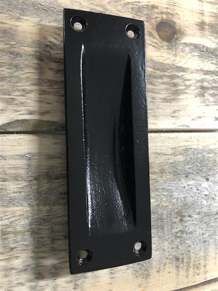 Grote foto komgreep schuifdeur handvat mat zwart doe het zelf en verbouw materialen en producten