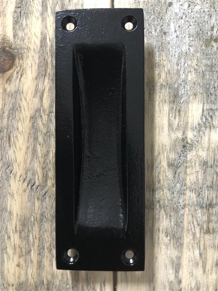 Grote foto komgreep schuifdeur handvat mat zwart doe het zelf en verbouw materialen en producten