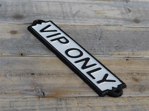 Grote foto vip only gemaakt van gietijzer doe het zelf en verbouw materialen en producten