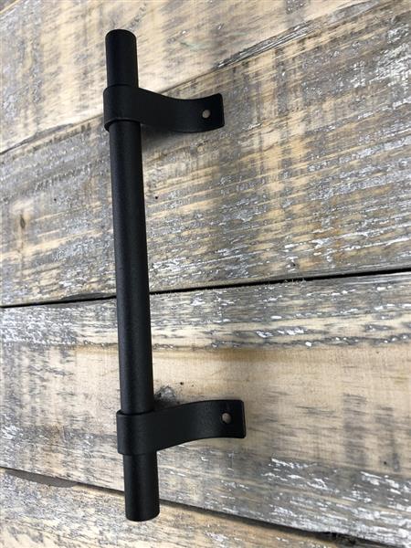 Grote foto handgreep deurgreep tube gesmeed metaal zwart. doe het zelf en verbouw materialen en producten