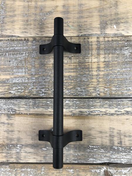 Grote foto handgreep deurgreep tube gesmeed metaal zwart. doe het zelf en verbouw materialen en producten