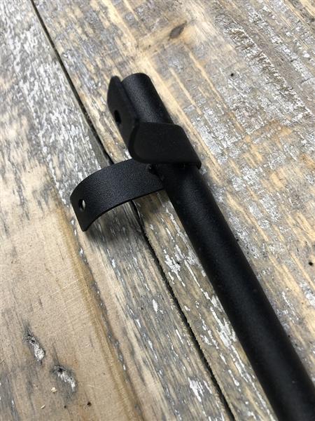 Grote foto handgreep deurgreep tube gesmeed metaal zwart. doe het zelf en verbouw materialen en producten