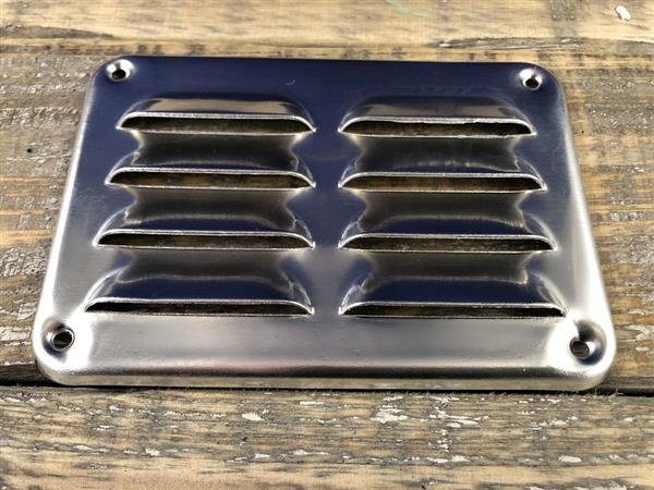 Grote foto luchtrooster schoepenrooster aluminium. huis en inrichting kachels en openhaarden