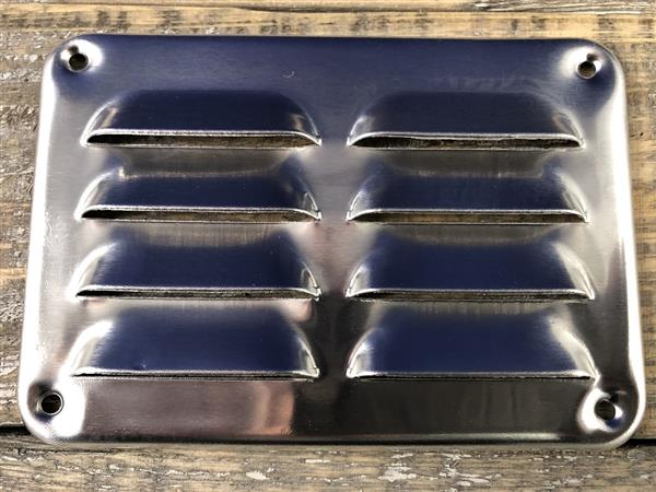 Grote foto luchtrooster schoepenrooster aluminium. huis en inrichting kachels en openhaarden