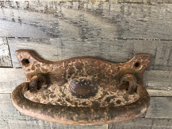 Grote foto deur kast meubel greep met ring ovaal destaki rust look. doe het zelf en verbouw materialen en producten