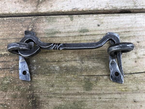 Grote foto cabine haak haak als windhaak sluiting staal prachtig smeedwerk doe het zelf en verbouw materialen en producten