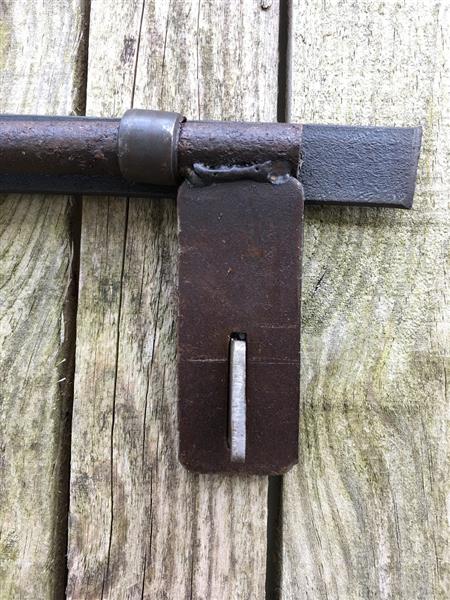 Grote foto fraai schuifslot zeer robuust gemaakt van ijzer top kwaliteit doe het zelf en verbouw materialen en producten