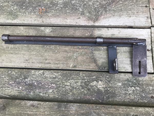 Grote foto fraai en groot schuifslot zeer robuust gemaakt van ijzer top kwaliteit doe het zelf en verbouw materialen en producten