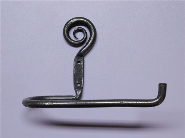 Grote foto toiletrolhouder spirala hand gesmeed ijzer doe het zelf en verbouw materialen en producten