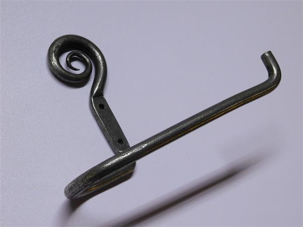 Grote foto toiletrolhouder spirala hand gesmeed ijzer doe het zelf en verbouw materialen en producten
