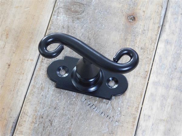 Grote foto raam hendel gemaakt van smeedijzer in matzwart heel mooi doe het zelf en verbouw materialen en producten