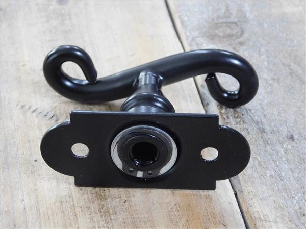 Grote foto raam hendel gemaakt van smeedijzer in matzwart heel mooi doe het zelf en verbouw materialen en producten