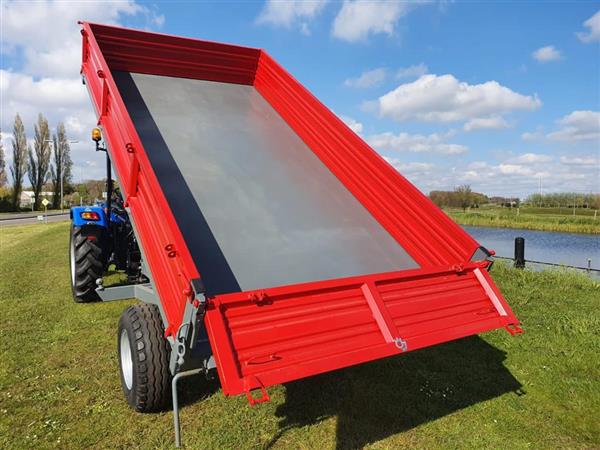 Grote foto imeg kipper 8 ton 3 zijdig kippend gegalvaniseerd 25km u agrarisch mechanisatie