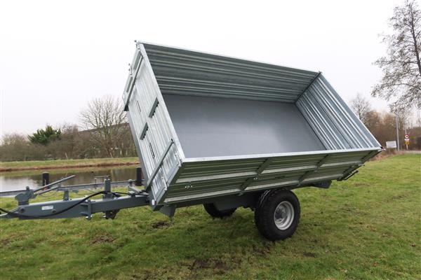 Grote foto imeg kipper 8 ton 3 zijdig kippend gegalvaniseerd 25km u agrarisch mechanisatie