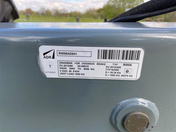 Grote foto imeg kipper 8 ton 3 zijdig kippend gegalvaniseerd 25km u agrarisch mechanisatie