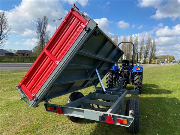 Grote foto imeg kipper 8 ton 3 zijdig kippend gegalvaniseerd 25km u agrarisch mechanisatie