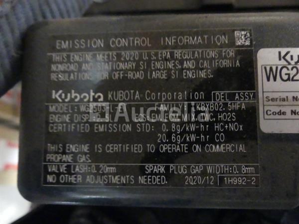 Grote foto kubota wg2503 aardgasmotor agrarisch tractor onderdelen