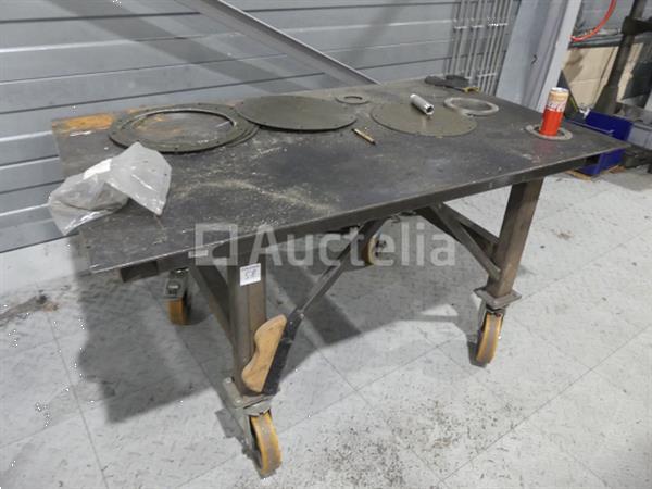 Grote foto lastafel op wielen doe het zelf en verbouw ijzerwaren en bevestigingsmiddelen