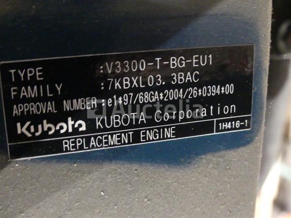 Grote foto kubota v3300 t aardgasmotor agrarisch tractor onderdelen