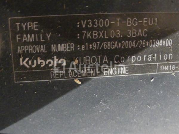 Grote foto kubota v3300 t aardgasmotor agrarisch tractor onderdelen