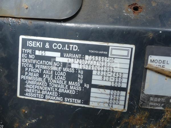Grote foto iseki minitractor tg5390fhc agrarisch tractoren