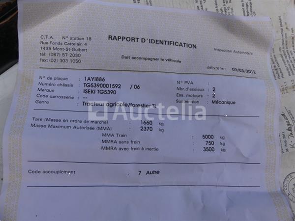 Grote foto iseki minitractor tg5390fhc agrarisch tractoren