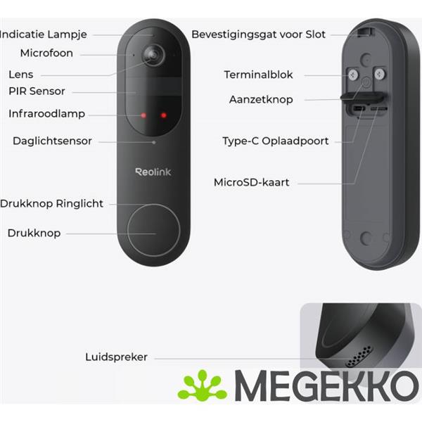 Grote foto reolink d340b met chime 64gb sd kaart computers en software overige computers en software