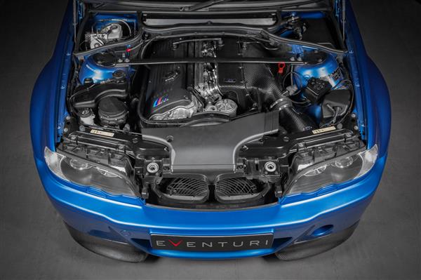 Grote foto dit betreft een bmw e46 m3 eventuri carbon csl hybrid intake systeem auto onderdelen tuning en styling
