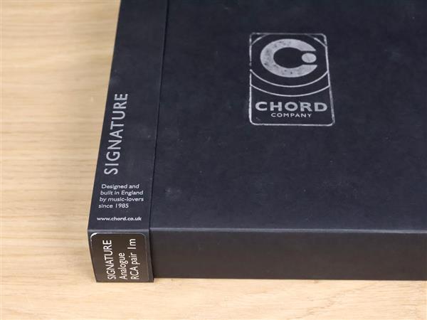 Grote foto chord company signature tuned aray audio interconnects rca 1 0 metre audio tv en foto onderdelen en accessoires