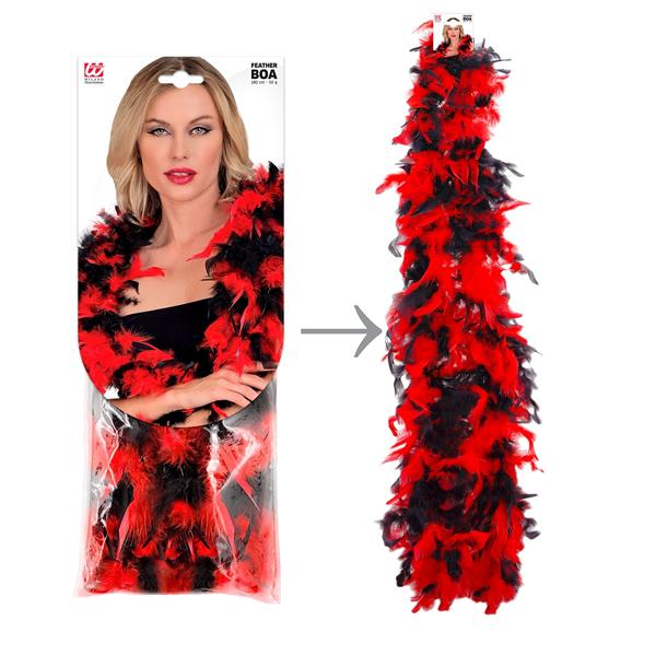 Grote foto rood zwarte boa 1 8m verzamelen overige verzamelingen