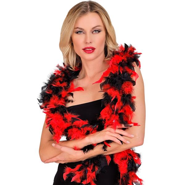 Grote foto rood zwarte boa 1 8m verzamelen overige verzamelingen