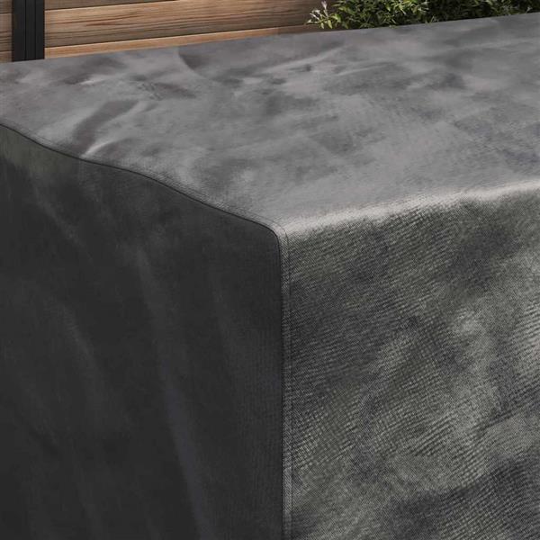 Grote foto vidaxl hoes voor tuinmeubelen zwart 210 x 130 x 70 cm 600d tuin en terras tuinmeubelen