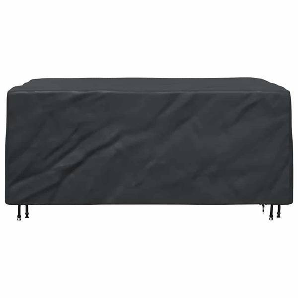 Grote foto vidaxl hoes voor tuinmeubelen zwart 210 x 130 x 70 cm 600d tuin en terras tuinmeubelen