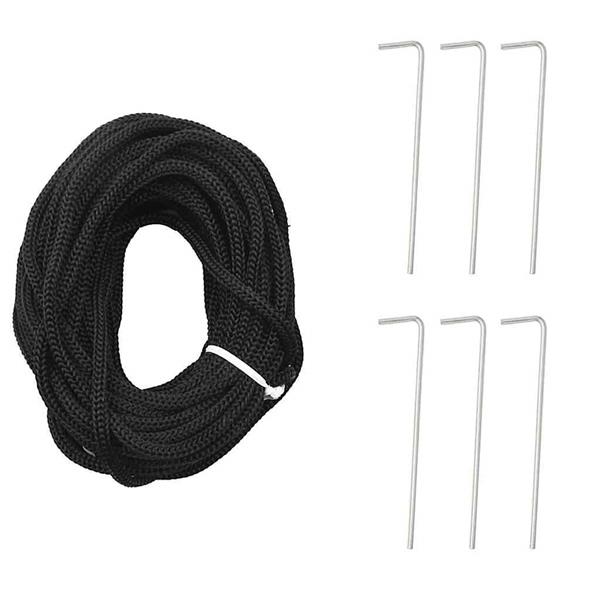 Grote foto vidaxl led kerstboom met grondspiesjes multikleur 250 cm ijzer diversen overige diversen