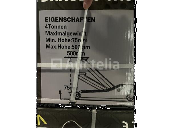 Grote foto extra lage garagekrik 4 ton 75 500mm doe het zelf en verbouw gereedschappen en machines