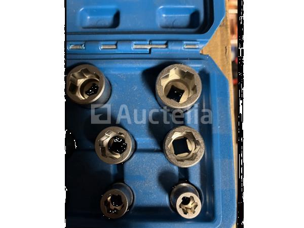 Grote foto uitdraai set voor bouten en moeren doe het zelf en verbouw gereedschappen en machines