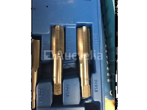 Grote foto tap en snij set 45 delig metrisch tungsten staal doe het zelf en verbouw gereedschappen en machines