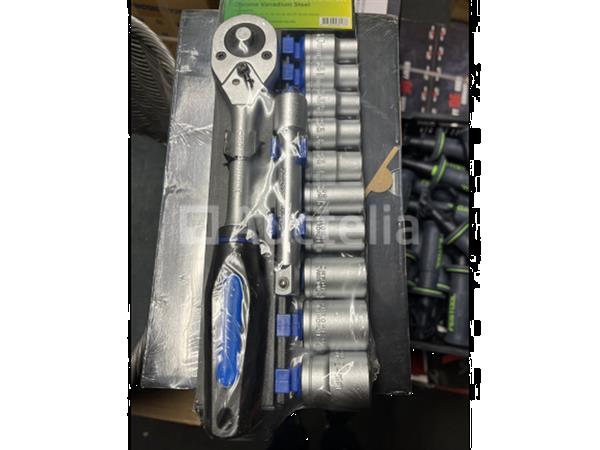 Grote foto ratel set met doppen 3 4 doe het zelf en verbouw gereedschappen en machines