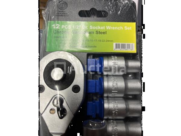 Grote foto ratel set met doppen 3 4 doe het zelf en verbouw gereedschappen en machines