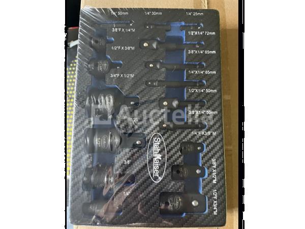 Grote foto 17 delige kract adapter en kogelgewricht set doe het zelf en verbouw gereedschappen en machines