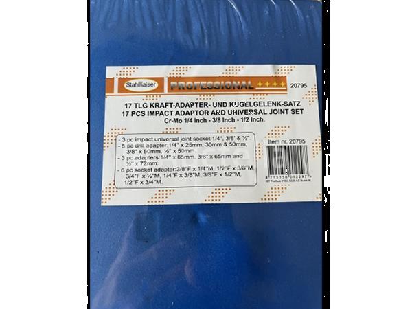 Grote foto 17 delige kract adapter en kogelgewricht set doe het zelf en verbouw gereedschappen en machines