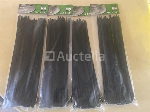 Grote foto 400 zwarte tie ribs 4 8x370 mm in 4 pakken van 100 doe het zelf en verbouw gereedschappen en machines