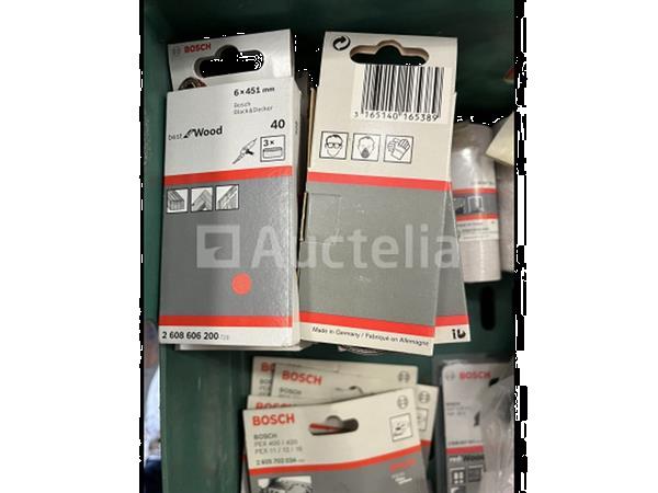 Grote foto partij schuurmiddelen makita en bosch doe het zelf en verbouw gereedschappen en machines