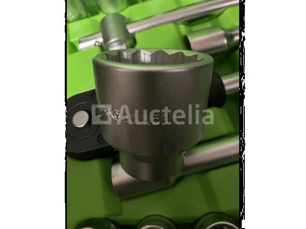 Grote foto zware doppenset met ratel 19 50 mm doe het zelf en verbouw gereedschappen en machines