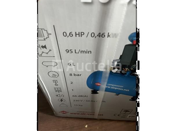 Grote foto airpress compressor l 6 95 silent doe het zelf en verbouw gereedschappen en machines